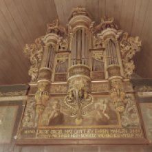 Organy w kościele w Palczewie, fot. A. Paprot-Wielopolska 2018